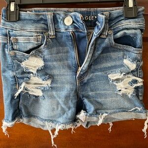 American Eagle next level stretch jean shorts size 2